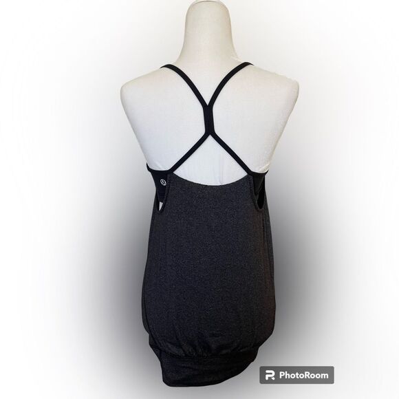 Lulelemon Athletica Women's Racerback Top Size 4 Black and Gray - Picture 5 of 11